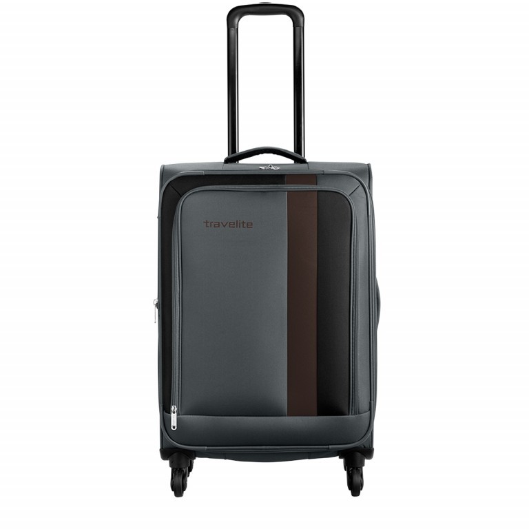 Koffer Stockholm 65 cm Anthrazit, Farbe: anthrazit, Marke: Travelite, Abmessungen in cm: 40x64x26, Bild 1 von 4