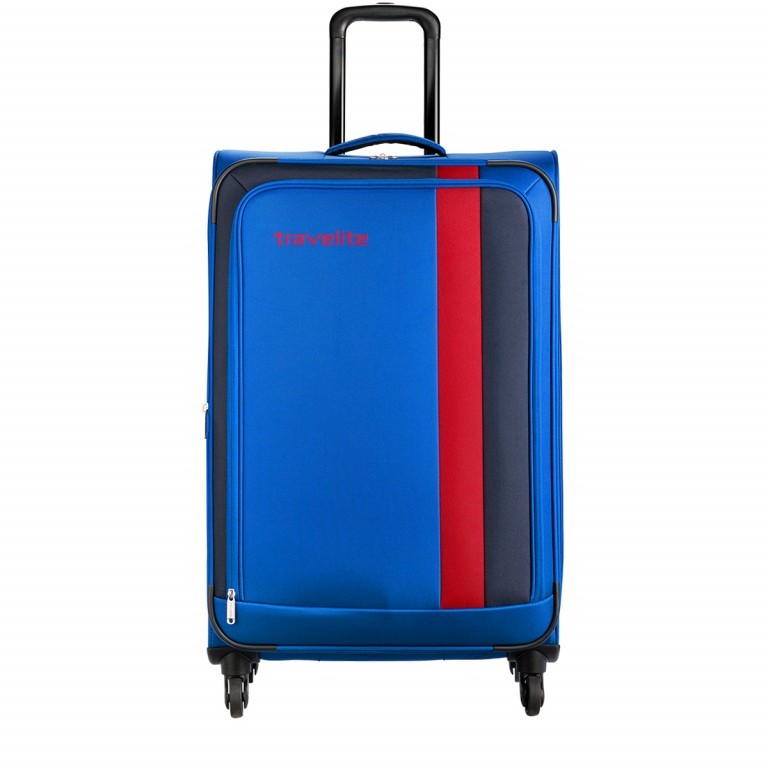 Koffer Stockholm 75 cm Blau, Farbe: blau/petrol, Marke: Travelite, Abmessungen in cm: 45x74x30, Bild 1 von 5
