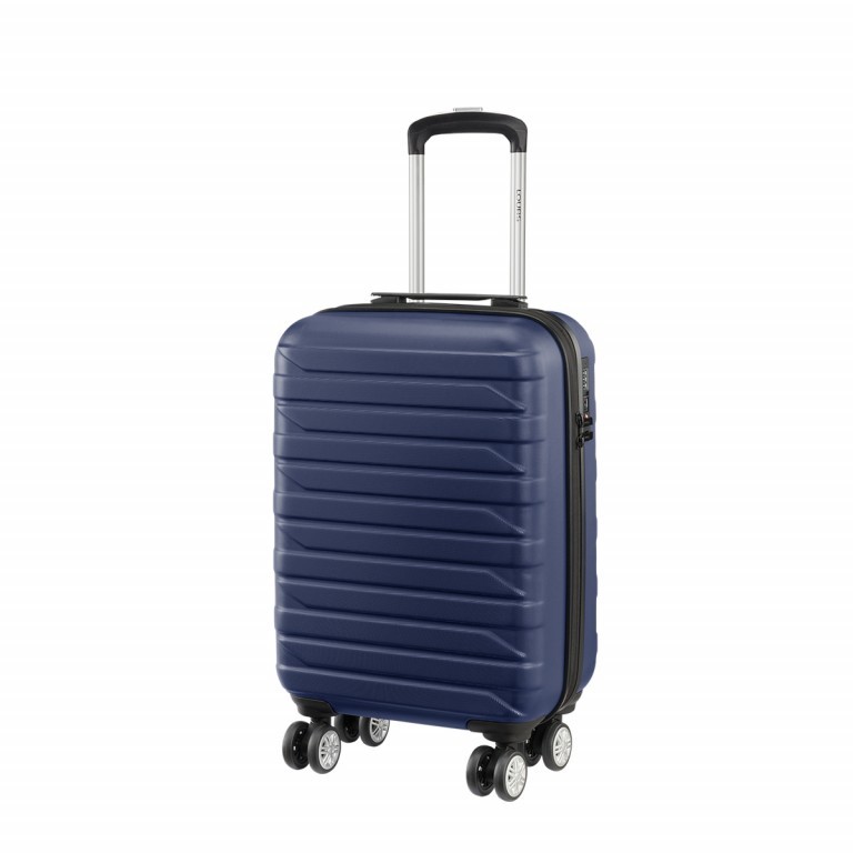 Koffer Perth 55 cm Blau, Farbe: blau/petrol, Marke: Loubs, Abmessungen in cm: 37x55x20, Bild 2 von 5