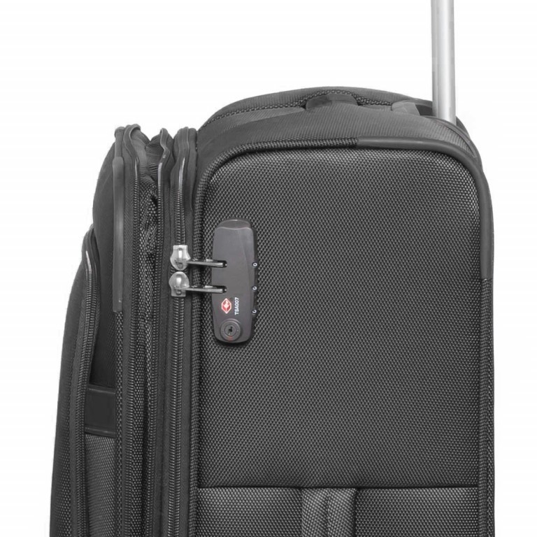 Koffer Caphir Spinner 75 Black Black, Farbe: anthrazit, Marke: Samsonite, Abmessungen in cm: 48x79x25, Bild 2 von 5