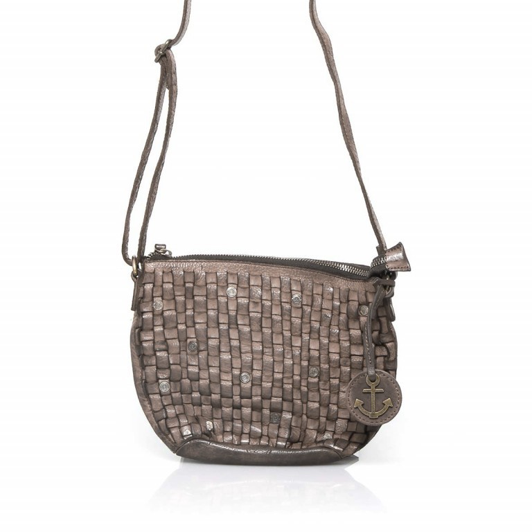 Beuteltasche Soft-Weaving Hansine B3.4820 Stone Grey, Farbe: grau, Marke: Harbour 2nd, EAN: 4046478019799, Abmessungen in cm: 23x18x5, Bild 1 von 2