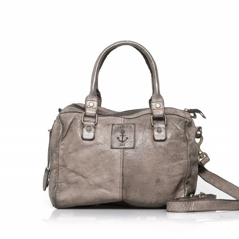 Handtasche Soft-Weaving Fanny B3.4833 Stone Grey, Farbe: grau, Marke: Harbour 2nd, EAN: 4046478019935, Abmessungen in cm: 30x25x10, Bild 3 von 3