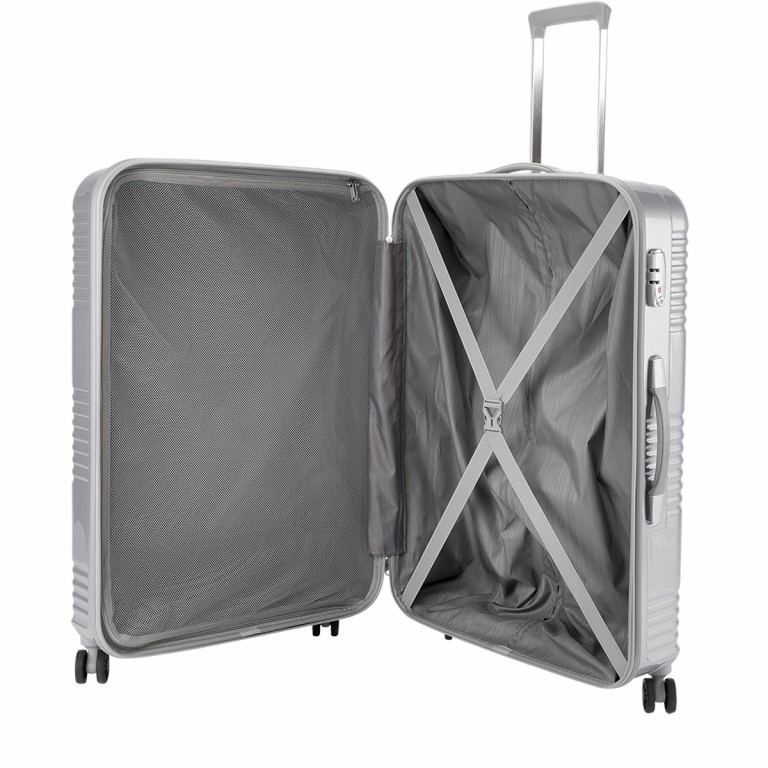 Koffer Maven Spinner 79 Silver, Farbe: metallic, Marke: Samsonite, Abmessungen in cm: 55x79x31, Bild 4 von 5