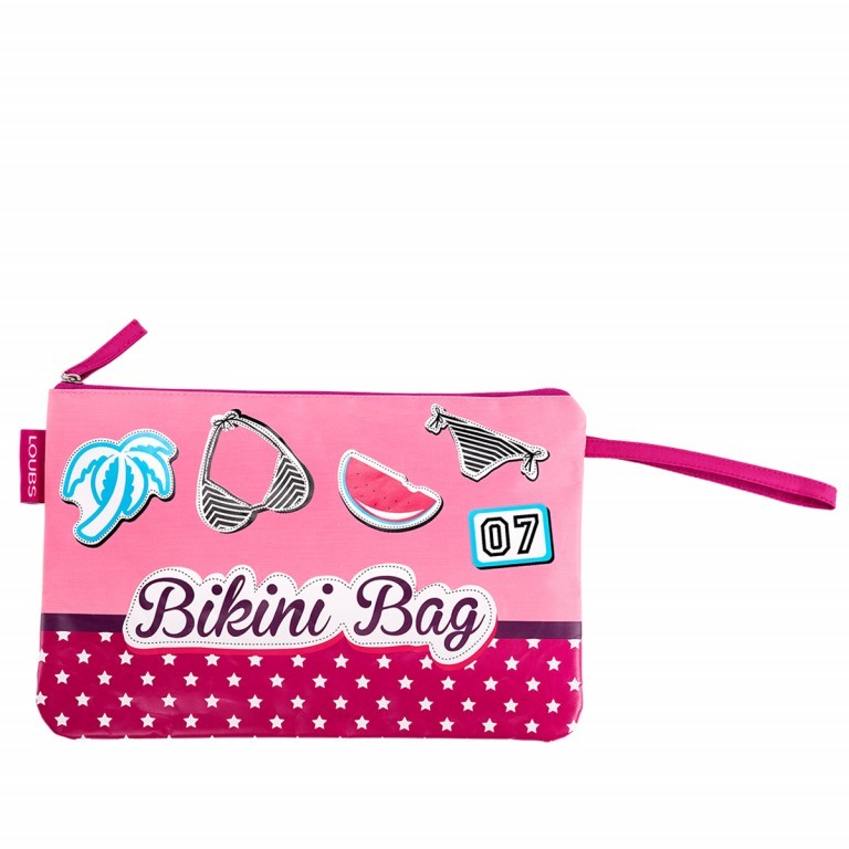 Kulturbeutel Bikini Bag Azalee, Farbe: rosa/pink, Marke: Loubs, Abmessungen in cm: 30x19x1, Bild 1 von 1