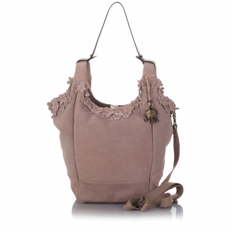 Shopper Jamila Flow Rosa Flamingo, Farbe: rosa/pink, Marke: Anokhi, Abmessungen in cm: 27x38x21, Bild 1 von 4