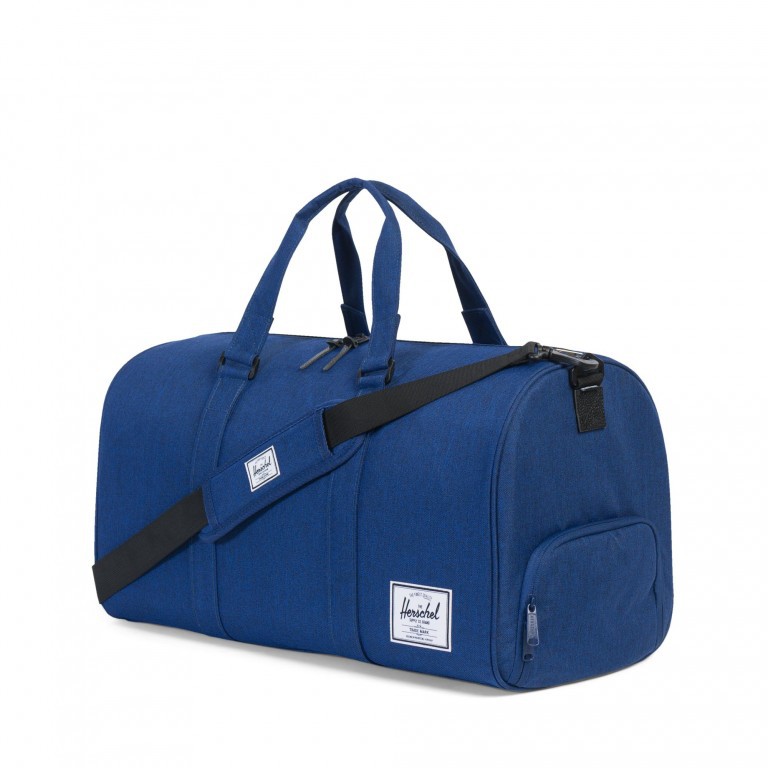 Reisetasche Novel Eclipse Crosshatch, Farbe: blau/petrol, Marke: Herschel, EAN: 0828432123872, Abmessungen in cm: 52x29x25, Bild 2 von 4