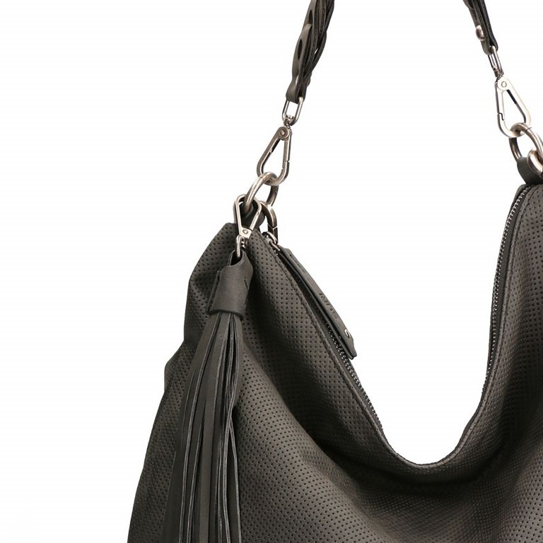 Beuteltasche Romy 10731 Black, Farbe: schwarz, Marke: Suri Frey, Abmessungen in cm: 41x37x12, Bild 4 von 4