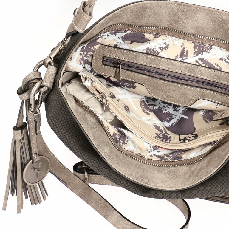 Beuteltasche Cindy 10791 Grey, Farbe: grau, Marke: Suri Frey, Abmessungen in cm: 34x28x11, Bild 3 von 4