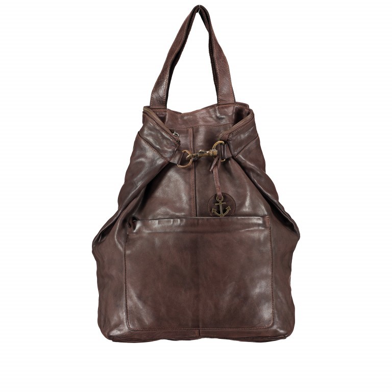 Rucksack Cool-Casual Herakles B3.5639 mit Laptopfach 15 Zoll Chocolate Brown, Farbe: braun, Marke: Harbour 2nd, EAN: 4046478025806, Abmessungen in cm: 41x42x13, Bild 1 von 7