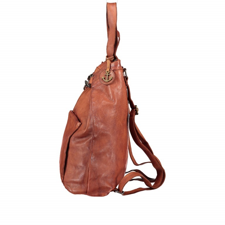 Rucksack Cool-Casual Herakles B3.5639 mit Laptopfach 15 Zoll Charming Cognac, Farbe: cognac, Marke: Harbour 2nd, EAN: 4046478025813, Abmessungen in cm: 41x42x13, Bild 3 von 7