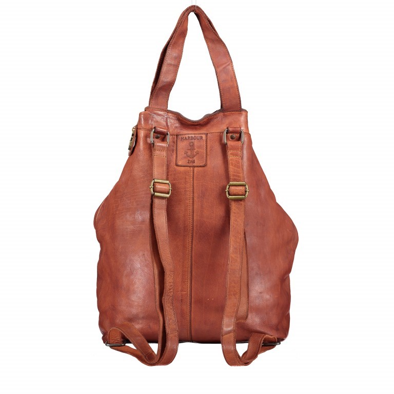 Rucksack Cool-Casual Herakles B3.5639 mit Laptopfach 15 Zoll Charming Cognac, Farbe: cognac, Marke: Harbour 2nd, EAN: 4046478025813, Abmessungen in cm: 41x42x13, Bild 5 von 7