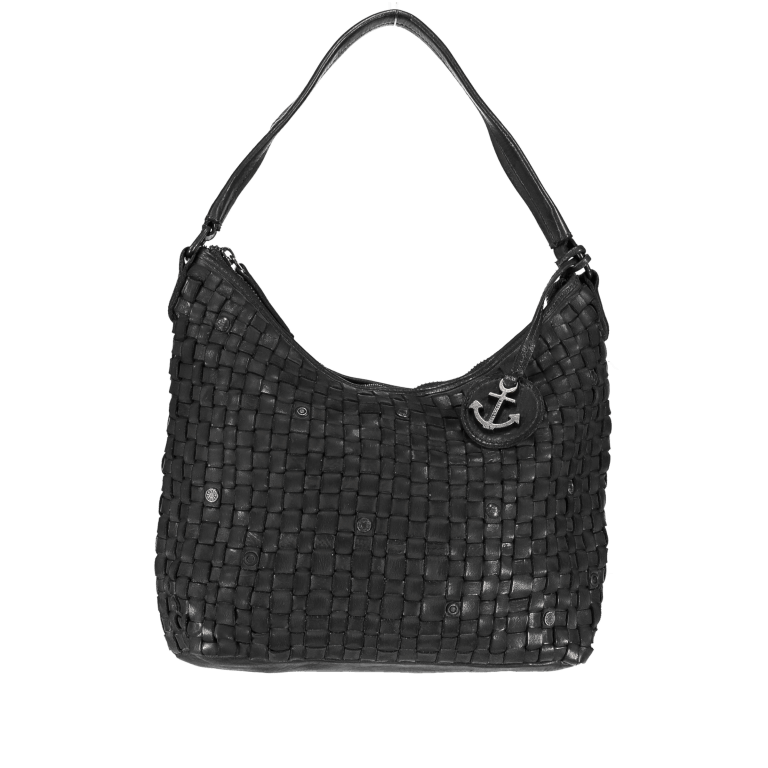 Beuteltasche Soft-Weaving Mila B3.6306 Dark Ash, Farbe: anthrazit, Marke: Harbour 2nd, EAN: 4046478028081, Abmessungen in cm: 33x25x12, Bild 1 von 5