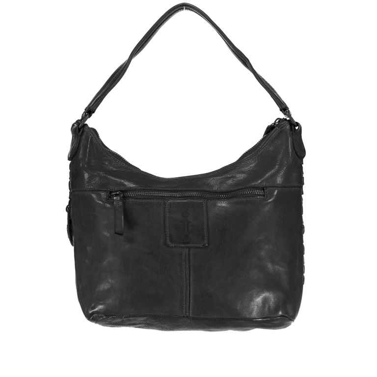 Beuteltasche Soft-Weaving Mila B3.6306 Dark Ash, Farbe: anthrazit, Marke: Harbour 2nd, EAN: 4046478028081, Abmessungen in cm: 33x25x12, Bild 5 von 5