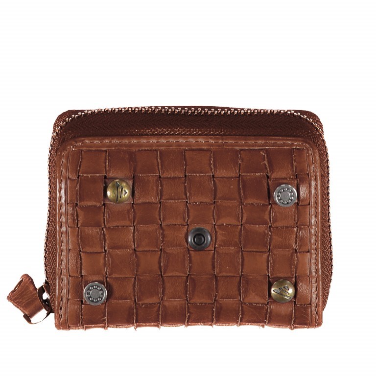Kartenetui Soft-Weaving Svantje B3.0986 Charming Cognac, Farbe: cognac, Marke: Harbour 2nd, EAN: 4046478028180, Abmessungen in cm: 10x7.5x3, Bild 1 von 4