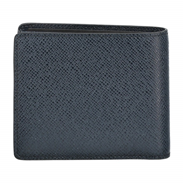 Geldbörse Signature Trifold Dark Blue, Farbe: blau/petrol, Marke: Boss, Abmessungen in cm: 11.5x9.5x2.5, Bild 4 von 4