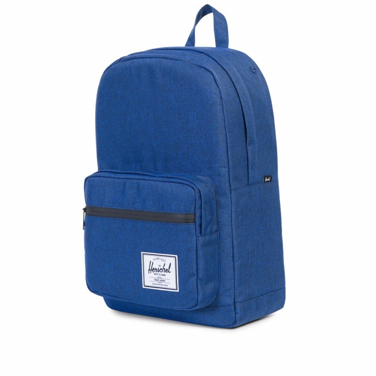 Rucksack Pop Quiz Volumen 20 Liter Eclipse Crosshatch, Farbe: blau/petrol, Marke: Herschel, Abmessungen in cm: 30x44x15, Bild 2 von 4