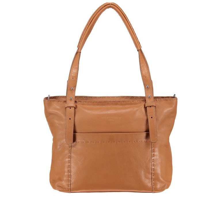 Handtasche Heavy Stitch Cow Harrison Cognac, Farbe: cognac, Marke: Liebeskind Berlin, EAN: 4051436972597, Abmessungen in cm: 31x25x11, Bild 1 von 6