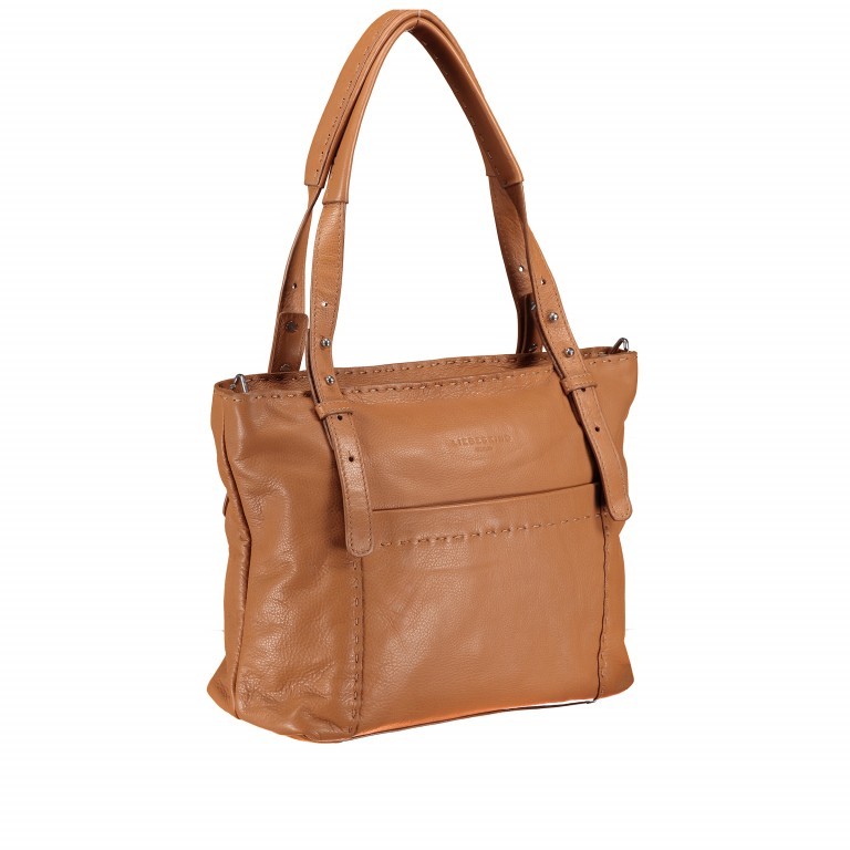 Handtasche Heavy Stitch Cow Harrison Cognac, Farbe: cognac, Marke: Liebeskind Berlin, EAN: 4051436972597, Abmessungen in cm: 31x25x11, Bild 2 von 6