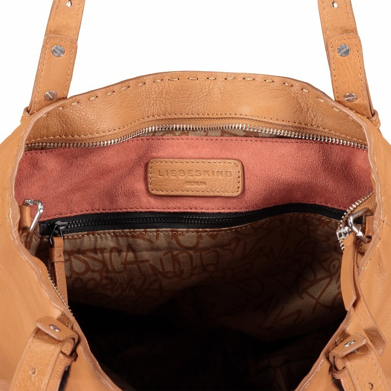 Handtasche Heavy Stitch Cow Harrison Cognac, Farbe: cognac, Marke: Liebeskind Berlin, EAN: 4051436972597, Abmessungen in cm: 31x25x11, Bild 4 von 6