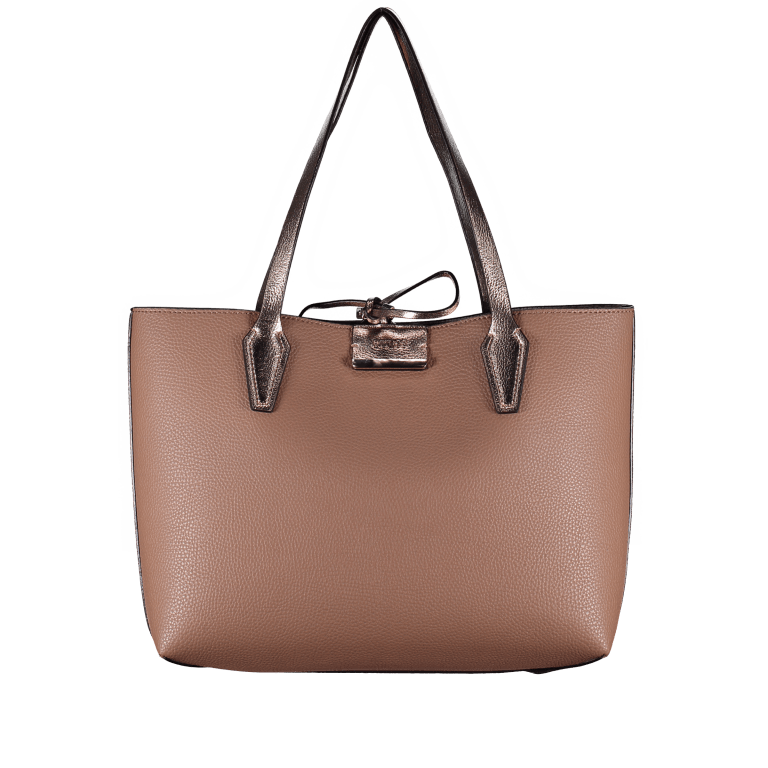 Shopper Bobbi Bag in Bag Latte Nude, Farbe: braun, Marke: Guess, Abmessungen in cm: 35.5x28x13, Bild 1 von 5