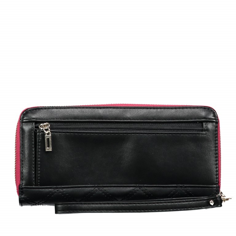 Geldbörse Darin Black, Farbe: schwarz, Marke: Guess, Abmessungen in cm: 21x10x3, Bild 3 von 3