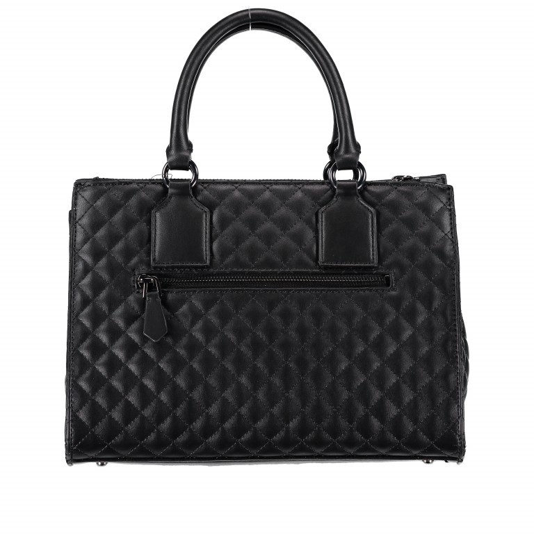 Handtasche Stassie Girlfriend Black, Farbe: schwarz, Marke: Guess, Abmessungen in cm: 31x22x14, Bild 5 von 6