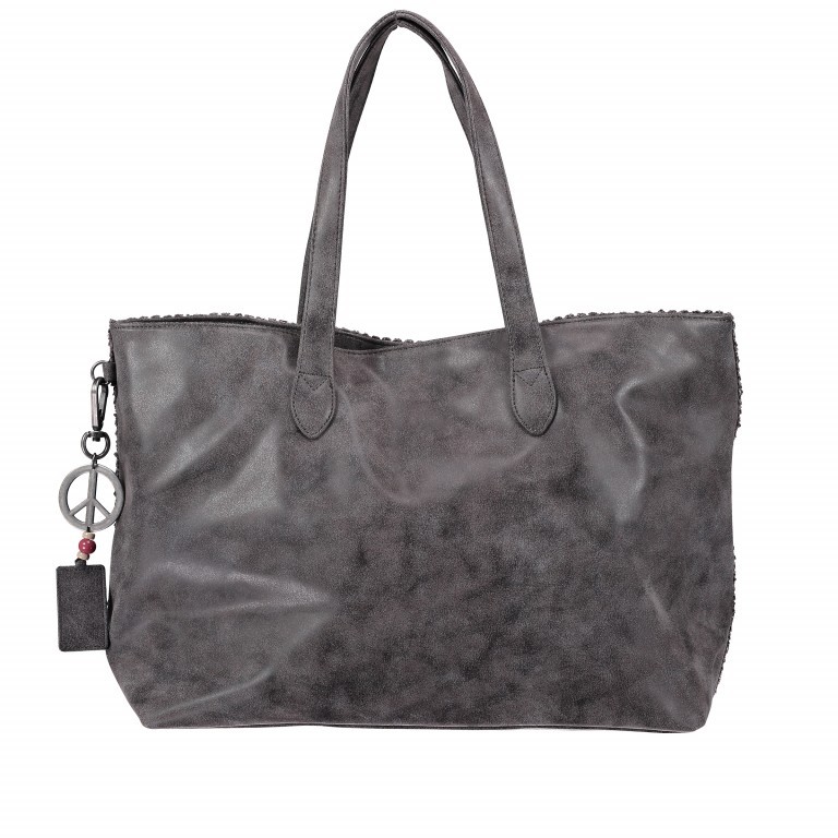 Shopper Scaly Andrina Grey, Farbe: grau, Marke: Fritzi aus Preußen, Abmessungen in cm: 40x32x18, Bild 5 von 6