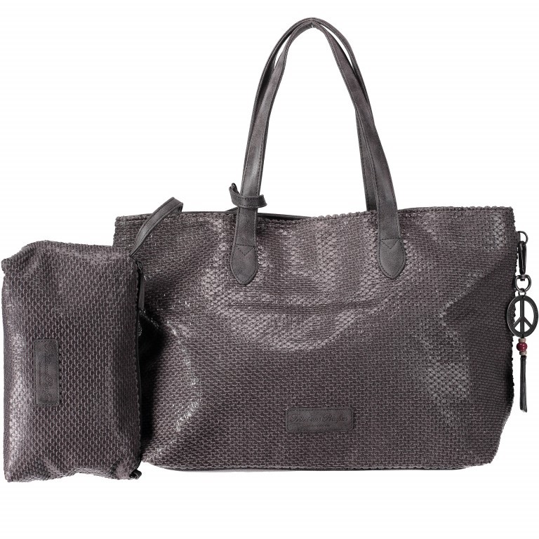 Shopper Scaly Andrina Grey, Farbe: grau, Marke: Fritzi aus Preußen, Abmessungen in cm: 40x32x18, Bild 6 von 6