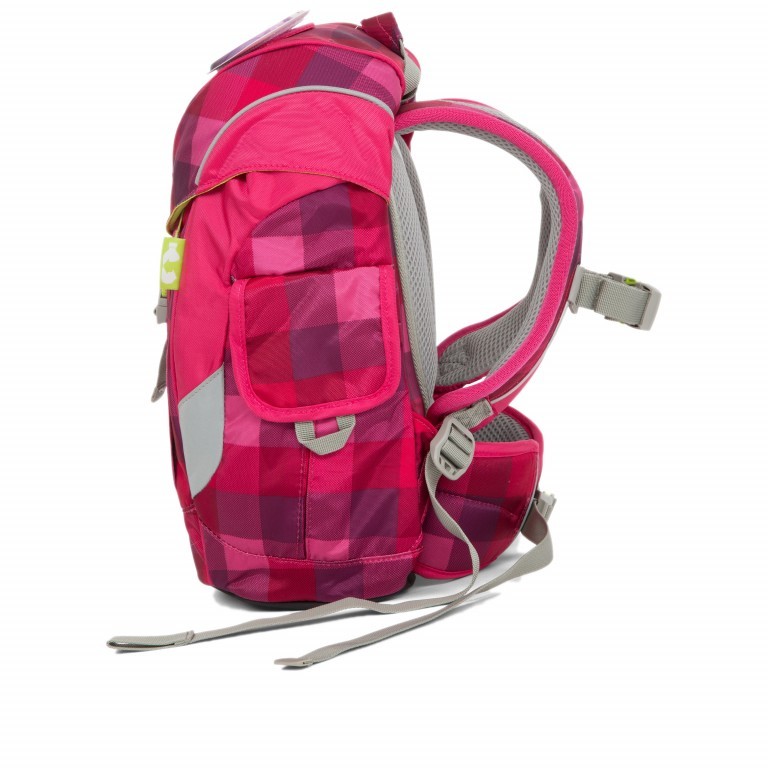 Kinderrucksack Mini Schniekokara, Farbe: rot/weinrot, Marke: Ergobag, EAN: 4260389768205, Abmessungen in cm: 20x30x17, Bild 4 von 5