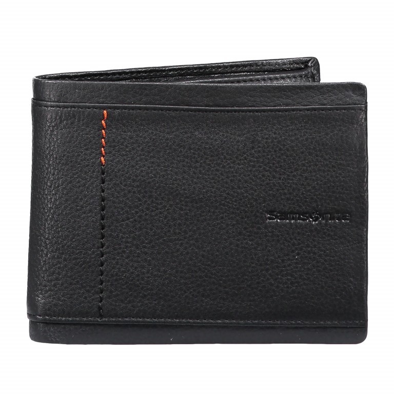 Geldbörse Zenith 87826 Black, Farbe: schwarz, Marke: Samsonite, EAN: 5414847760662, Abmessungen in cm: 12x9.5x2, Bild 1 von 4