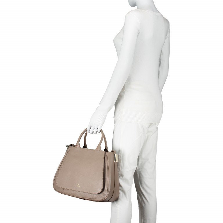 Shopper Vittoria M 133-595 Taupe, Farbe: taupe/khaki, Marke: AIGNER, EAN: 4055539139512, Abmessungen in cm: 35.5x26x13, Bild 6 von 6