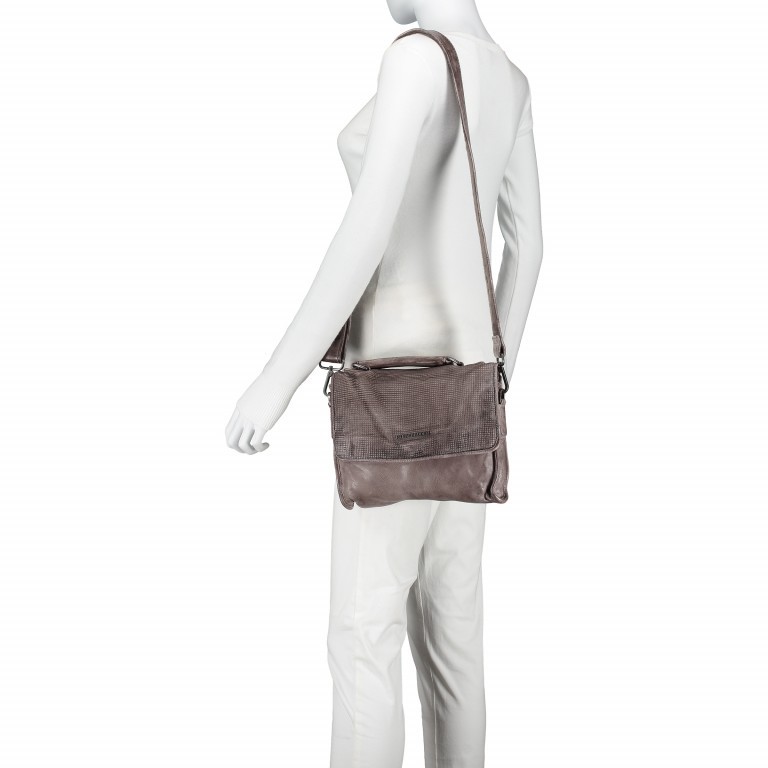 Handtasche Epic Mini Flax, Farbe: beige, Marke: FredsBruder, Abmessungen in cm: 26x23x3.5, Bild 3 von 6