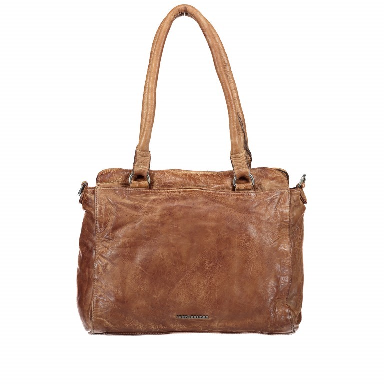 Shopper WXD Rise 123-31 Oak Buff, Farbe: cognac, Marke: FredsBruder, Abmessungen in cm: 32x29.5x8.5, Bild 1 von 6