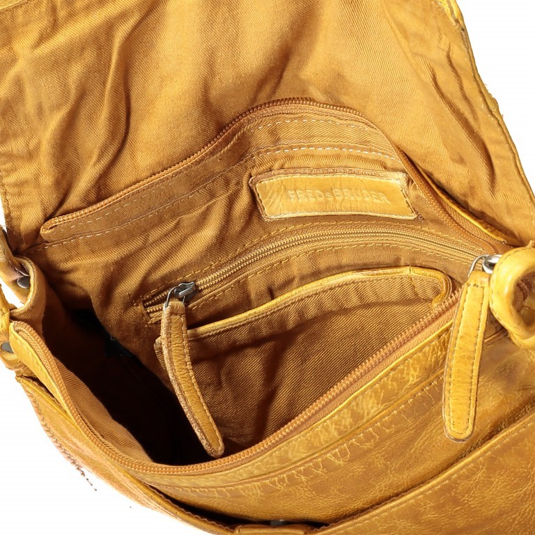 Case Handtasche WXD Little 123-48 Dark Mustard, Farbe: gelb, Marke: FredsBruder, Abmessungen in cm: 29.5x22x4, Bild 4 von 5