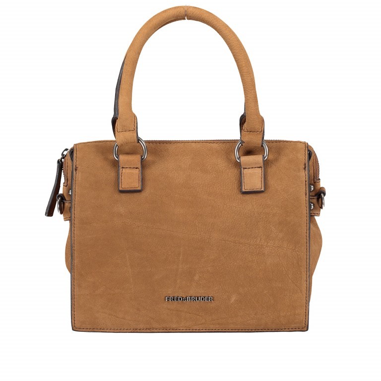 Shopper Smooth Cuty Cognac, Farbe: cognac, Marke: FredsBruder, Abmessungen in cm: 25x21.5x10.5, Bild 1 von 5