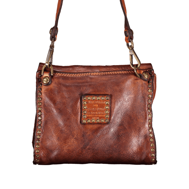 Umhängetasche Prestige C4888-VL Leder Cognac, Farbe: cognac, Marke: Campomaggi, Abmessungen in cm: 17.5x16x3, Bild 5 von 8