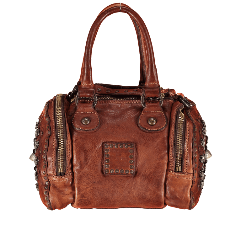 Handtasche Prestige Bauletto C4887-VL Leder Cognac, Farbe: cognac, Marke: Campomaggi, Abmessungen in cm: 21x15x15, Bild 5 von 7