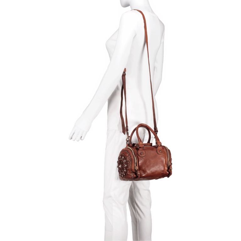 Handtasche Prestige Bauletto C4887-VL Leder Grigio, Farbe: grau, Marke: Campomaggi, Abmessungen in cm: 21x15x15, Bild 3 von 7