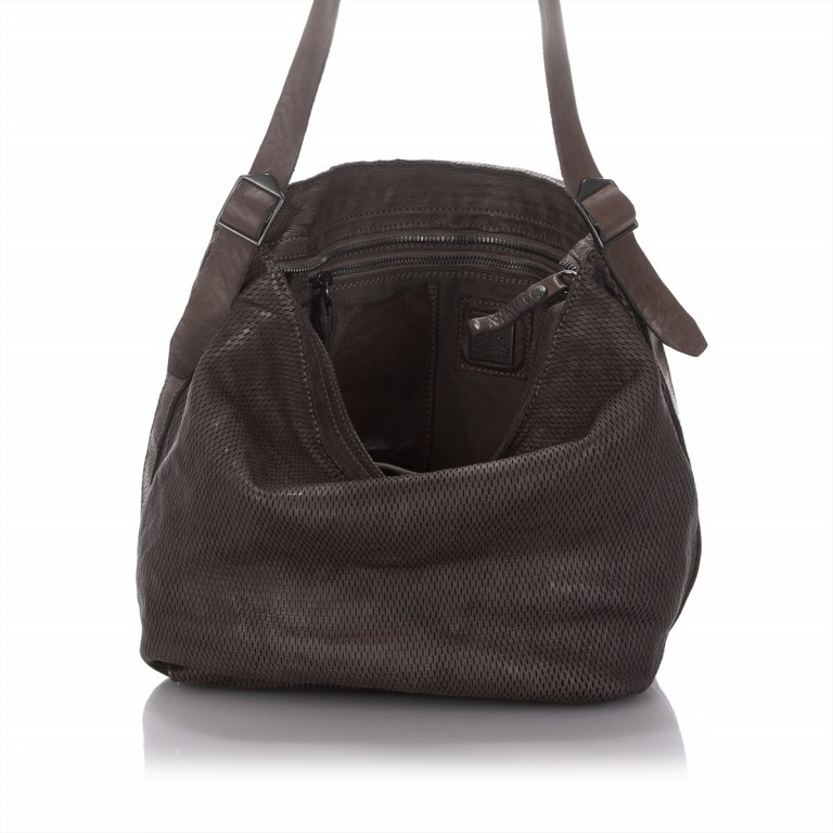 Beuteltasche C4600-REVL Leder Grigio, Farbe: grau, Marke: Campomaggi, Abmessungen in cm: 25x30x15, Bild 3 von 5