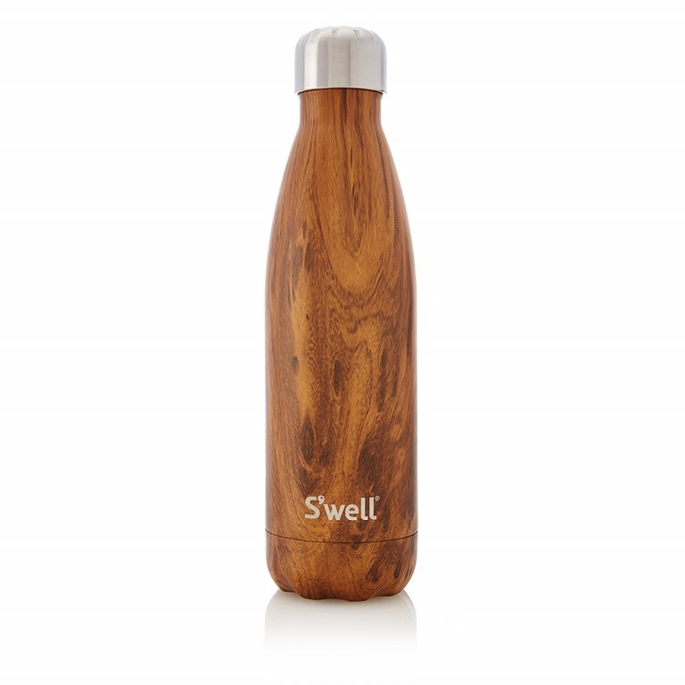 Trinkflasche Volumen 500 ml Teakwood, Farbe: braun, Marke: S'well Bottle, EAN: 0640206946247, Bild 1 von 1