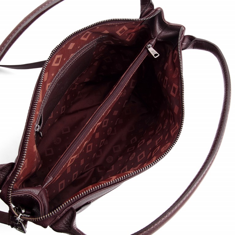 Tasche Cormorano Siff Bordeaux, Farbe: rot/weinrot, Marke: Adax, EAN: 5705483197999, Abmessungen in cm: 33x28x14, Bild 3 von 3