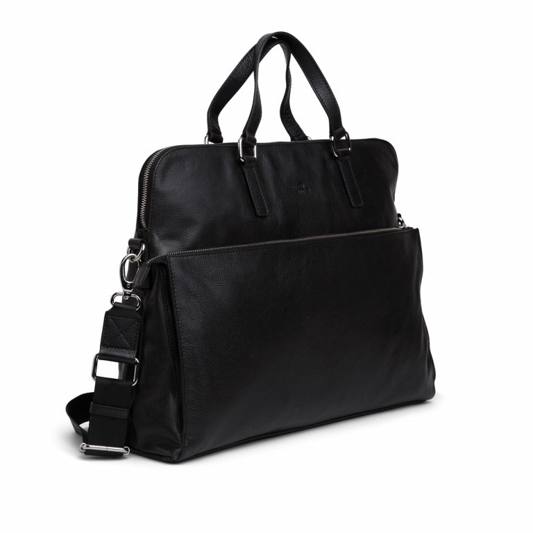 Handtasche Napoli Michelle Black, Farbe: schwarz, Marke: Adax, EAN: 5705483195858, Bild 2 von 3