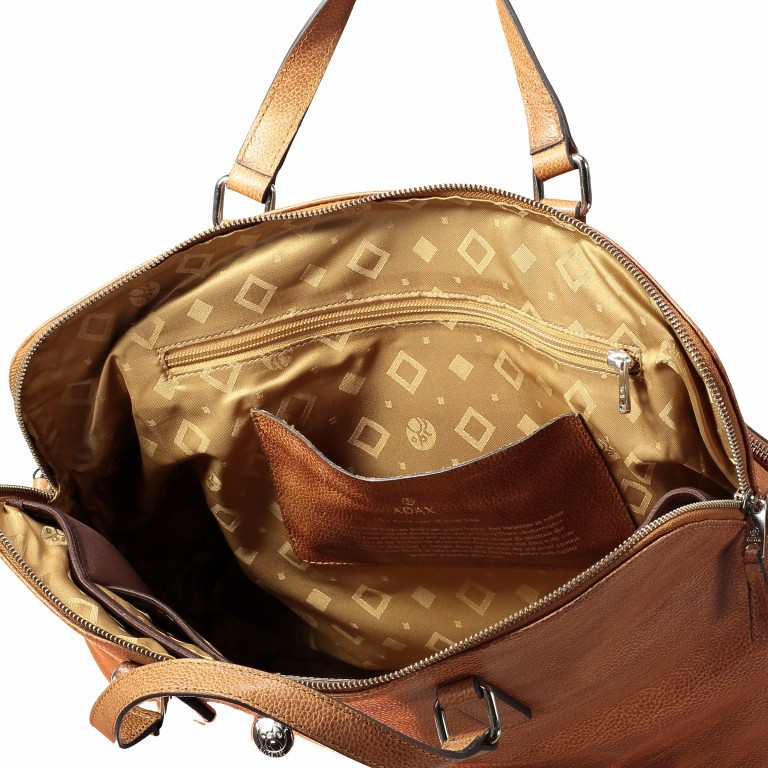Handtasche Napoli Michelle Cognac, Farbe: cognac, Marke: Adax, EAN: 5705483195865, Bild 5 von 6