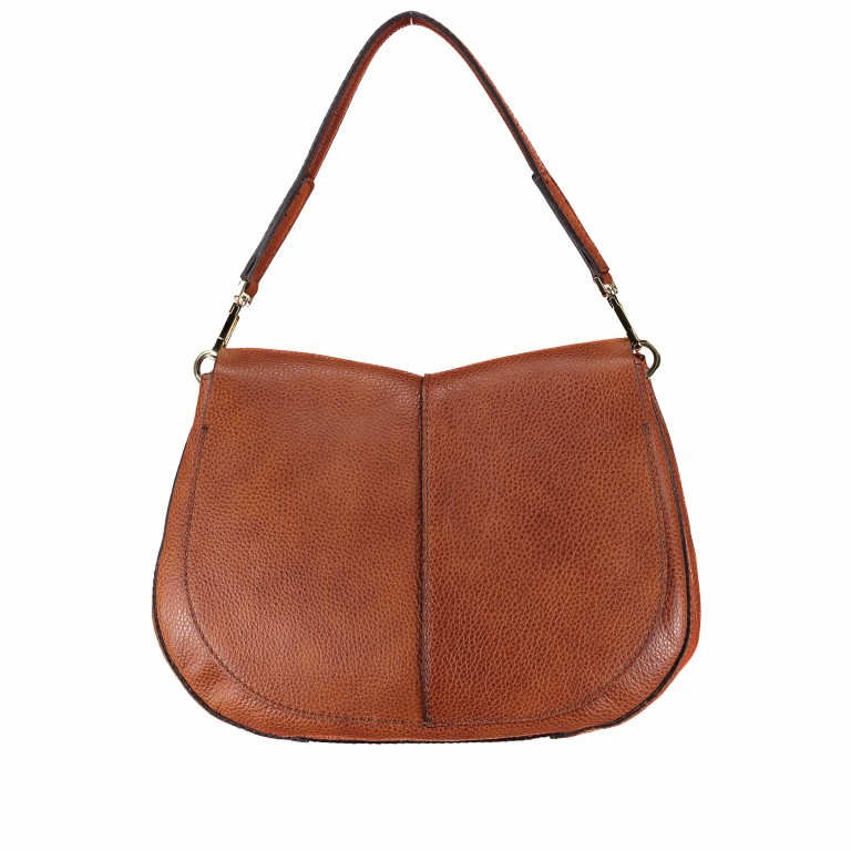 Schultertasche 6037-RMN-RE Miele, Farbe: cognac, Marke: Gianni Chiarini, Abmessungen in cm: 32x25x10, Bild 1 von 5