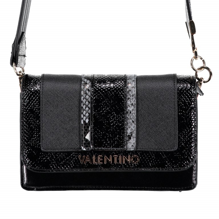 Umhängetasche Wasabi Nero Multicolore, Farbe: schwarz, Marke: Valentino Bags, Abmessungen in cm: 19x12x6, Bild 1 von 6