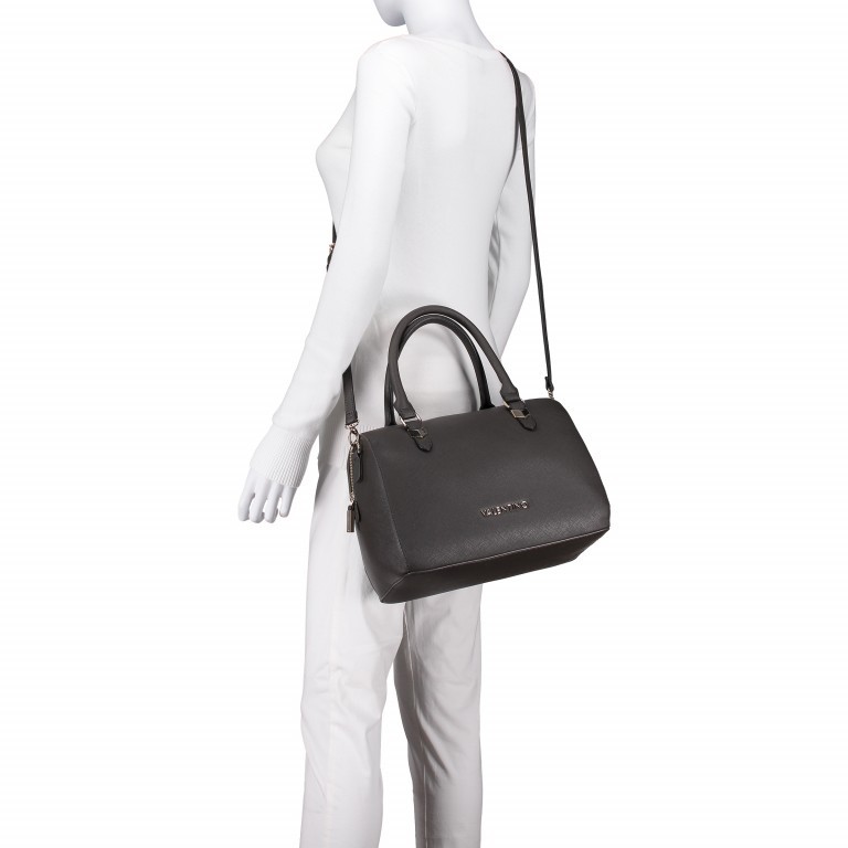 Handtasche Winter Lily Nero, Farbe: schwarz, Marke: Valentino Bags, Abmessungen in cm: 30x23.5x17, Bild 7 von 7