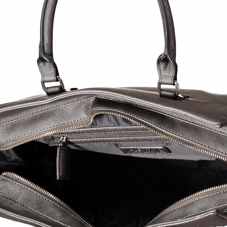 Handtasche Winter Lily Piombo, Farbe: grau, Marke: Valentino Bags, Abmessungen in cm: 31.5x28x14, Bild 4 von 6