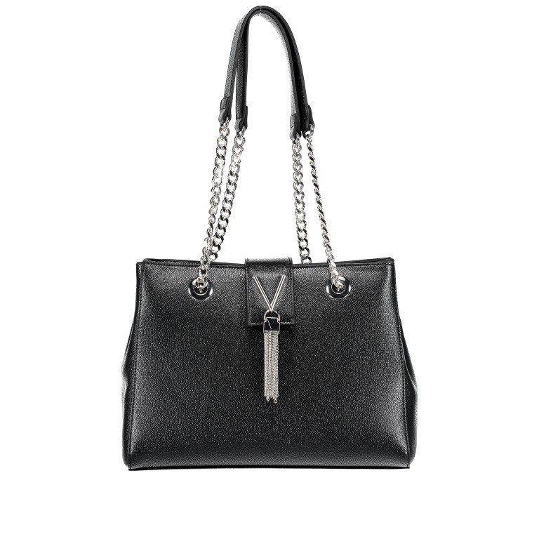 Tasche Divina Nero, Farbe: schwarz, Marke: Valentino Bags, EAN: 8052790167557, Abmessungen in cm: 30x23x10, Bild 1 von 6