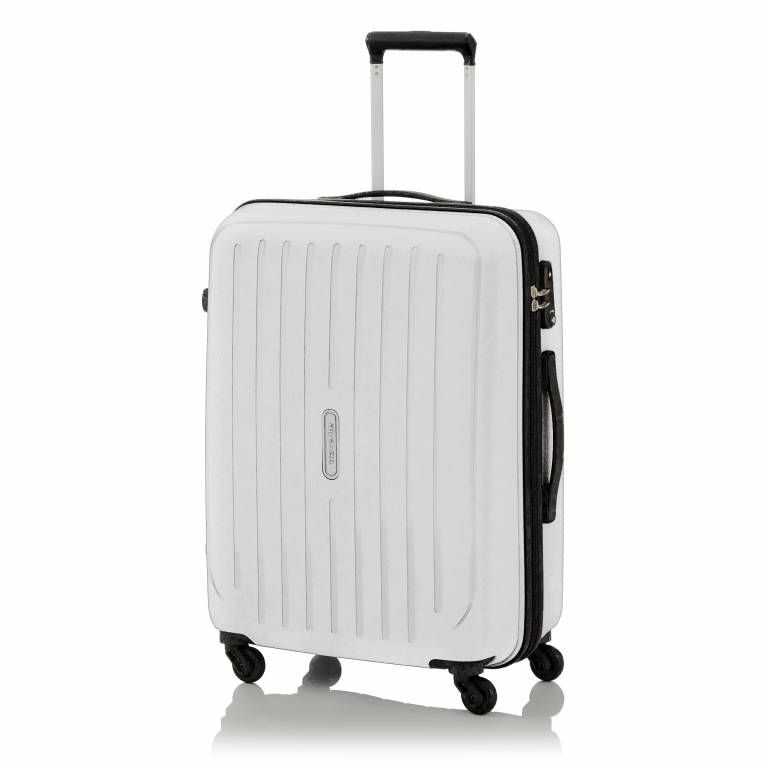 Koffer Uptown 65 cm Weiß, Farbe: weiß, Marke: Travelite, Abmessungen in cm: 45x65x26, Bild 2 von 4