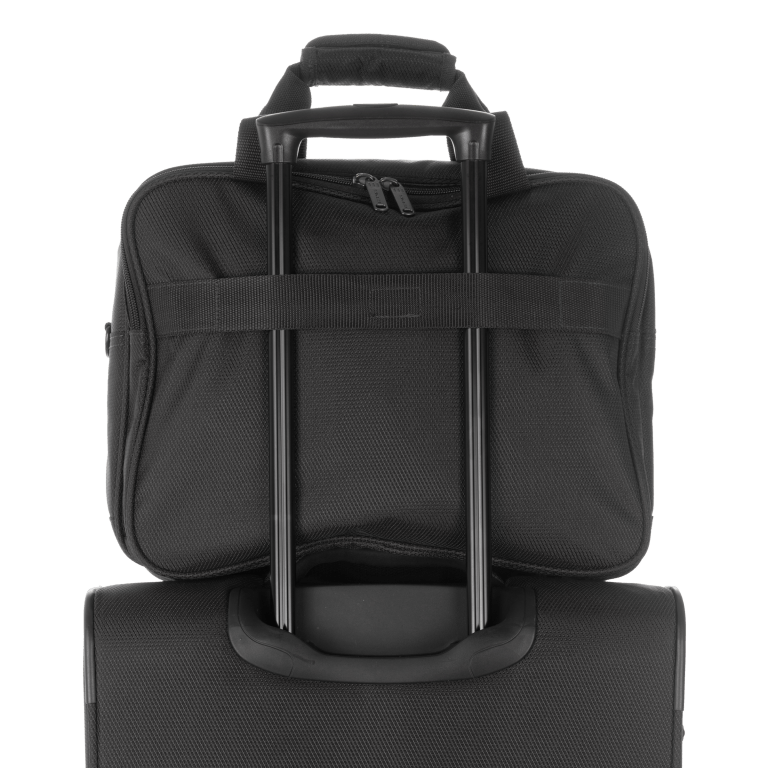 Bordtasche Solaris 38 cm Schwarz Limone, Farbe: schwarz, Marke: Travelite, EAN: 4027002060111, Abmessungen in cm: 38x30x12, Bild 5 von 5